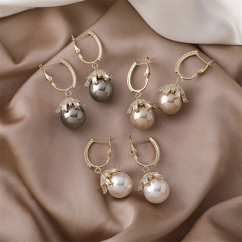 Malia™ | Boucles pendantes avec perle