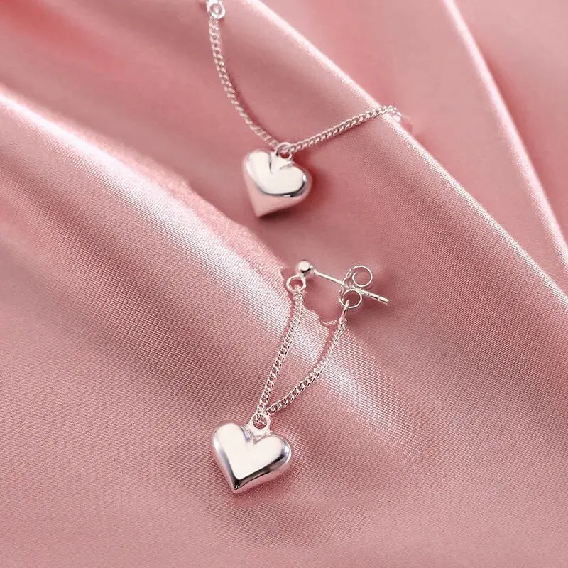 Cœur Géométrique™ | Boucles d'oreilles créoles antiques