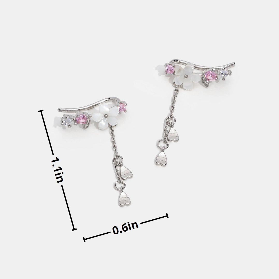 Boucles d’oreilles fleur de cerisier