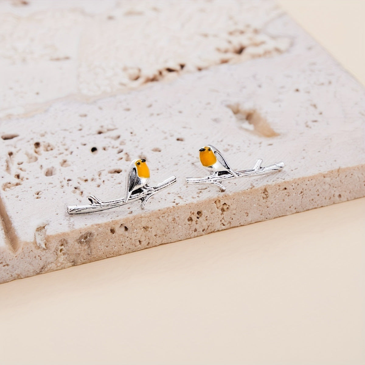 Oiseaux™ | Boucles d'oreilles en or délicat