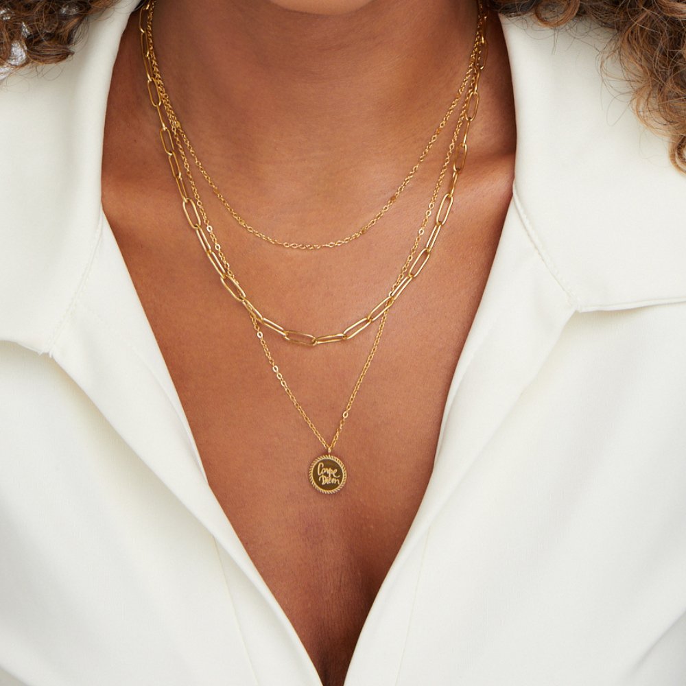 Janie – Collier à facettes
