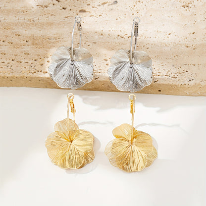 Boucles d'oreilles Exagérées™ | Or creux, élégance raffinée