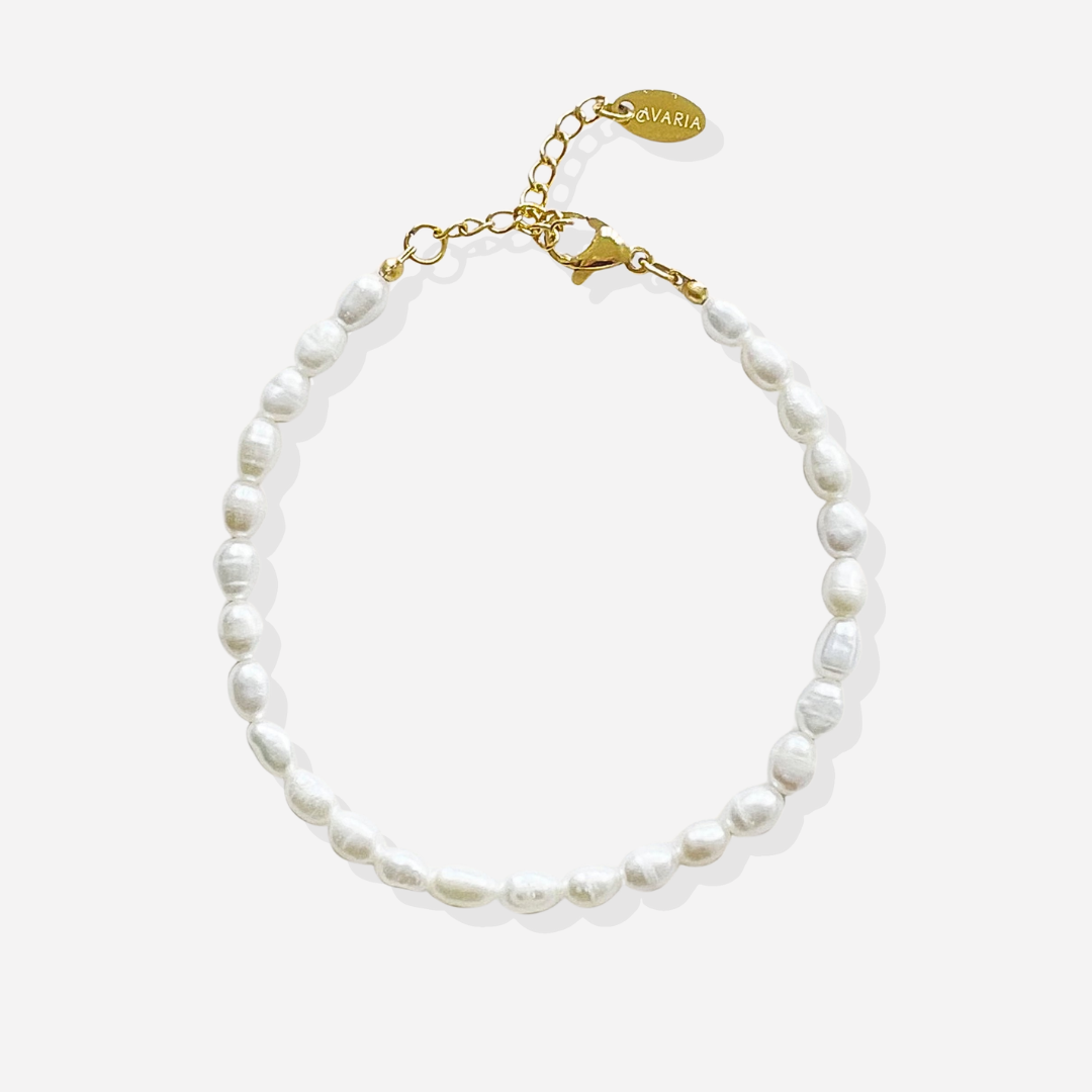 Sami™ | Bracelet perlé en nacre naturelle