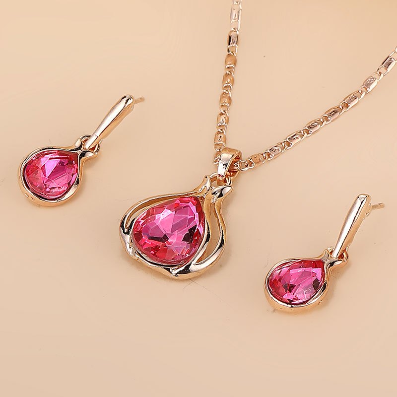 Élégance™ | Ensemble de bijoux en cuivre, style raffiné