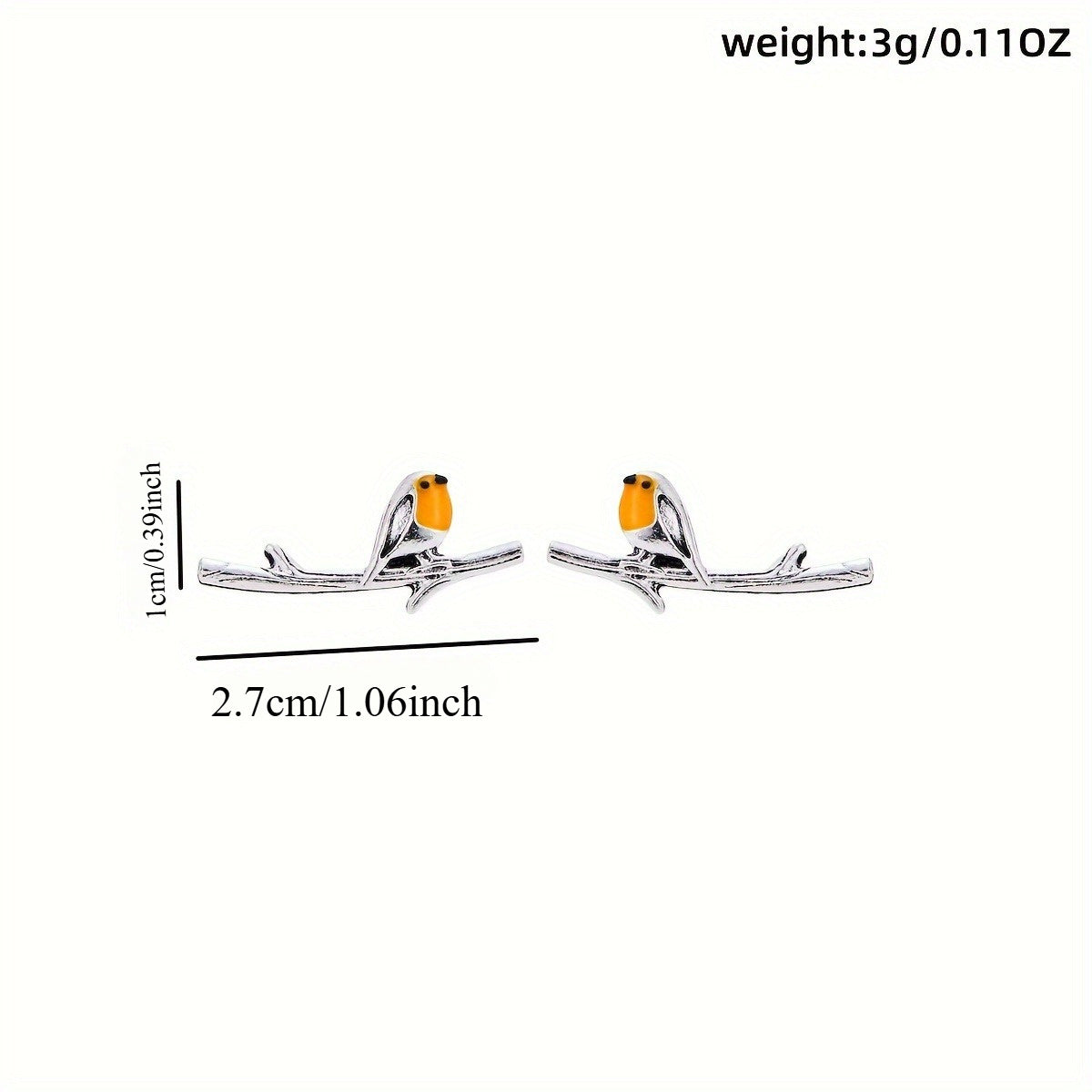 Oiseaux™ | Boucles d'oreilles en or délicat