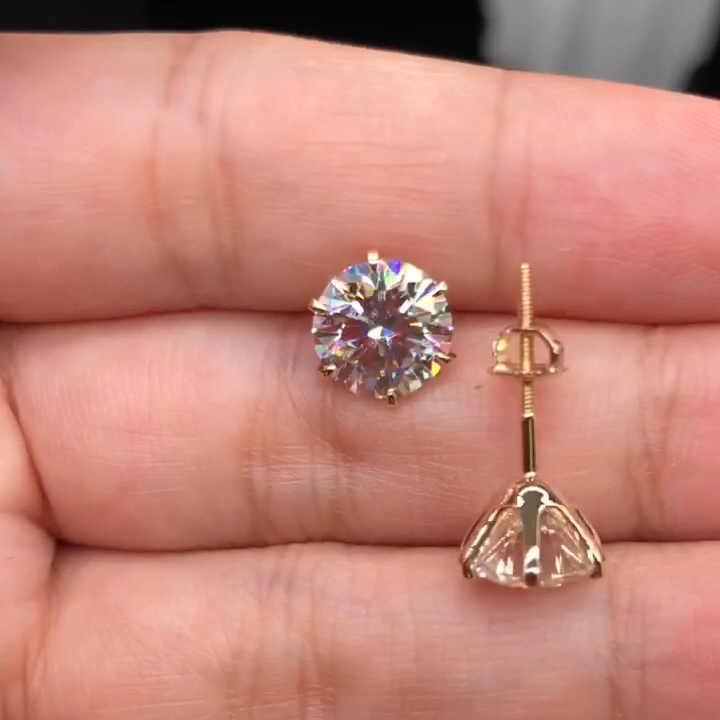 Tera™ | Boucles d'oreilles en or blanc élégant