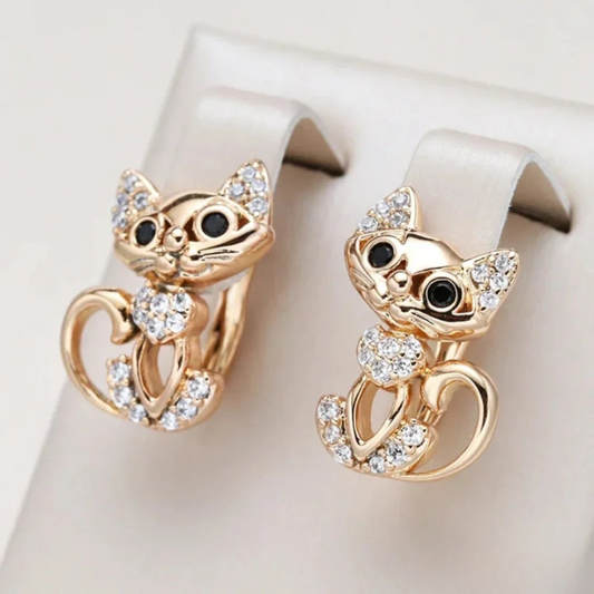 Boucles Élégantes™ | Boucles d'oreilles en zirconium