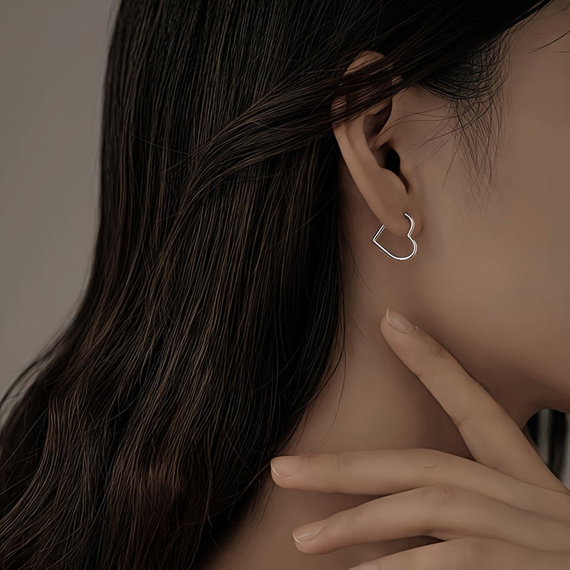Cœur d'Or™ | Boucles d'oreilles en acier doré