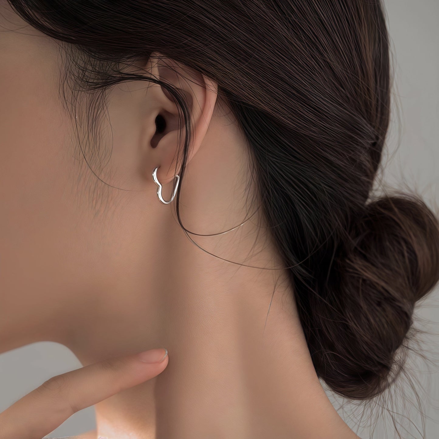 Cœur d'Or™ | Boucles d'oreilles en acier doré