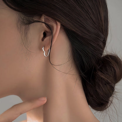 Cœur d'Or™ | Boucles d'oreilles en acier doré