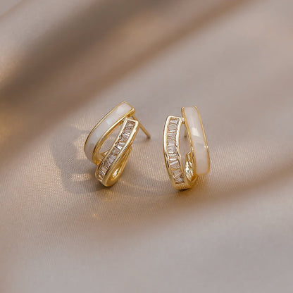 Boucles Élégantes™ | Boucles d'oreilles en matière précieuse
