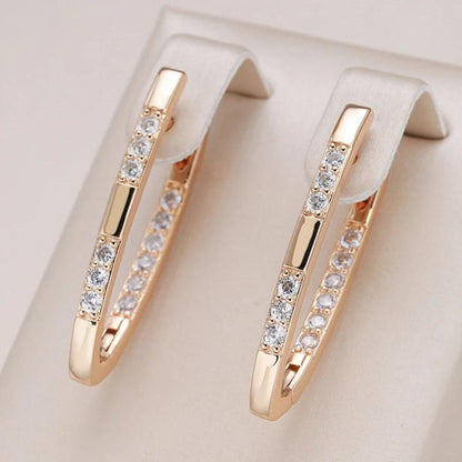 Sylvia™ | Boucles d’oreilles élégantes avec zirconiums