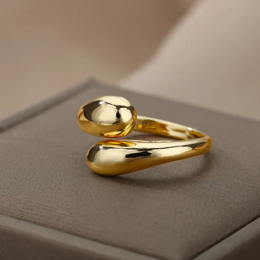 Bague en Or au Design Ajustable