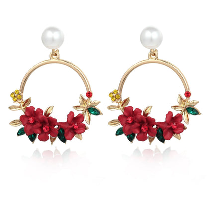 Boucles d'oreilles Élégance™ | Or et perles raffinées
