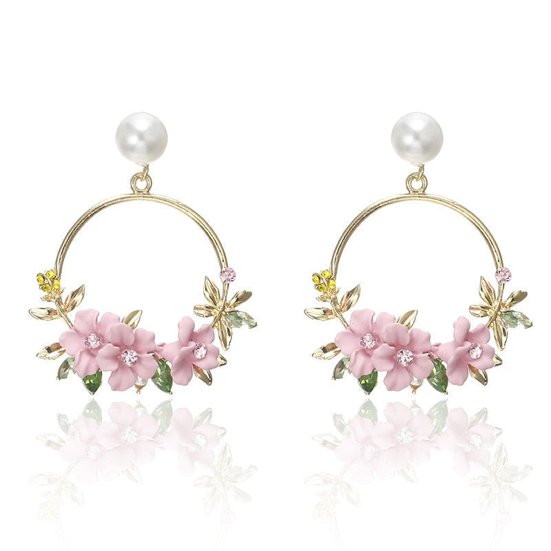 Boucles d'oreilles Élégance™ | Or et perles raffinées