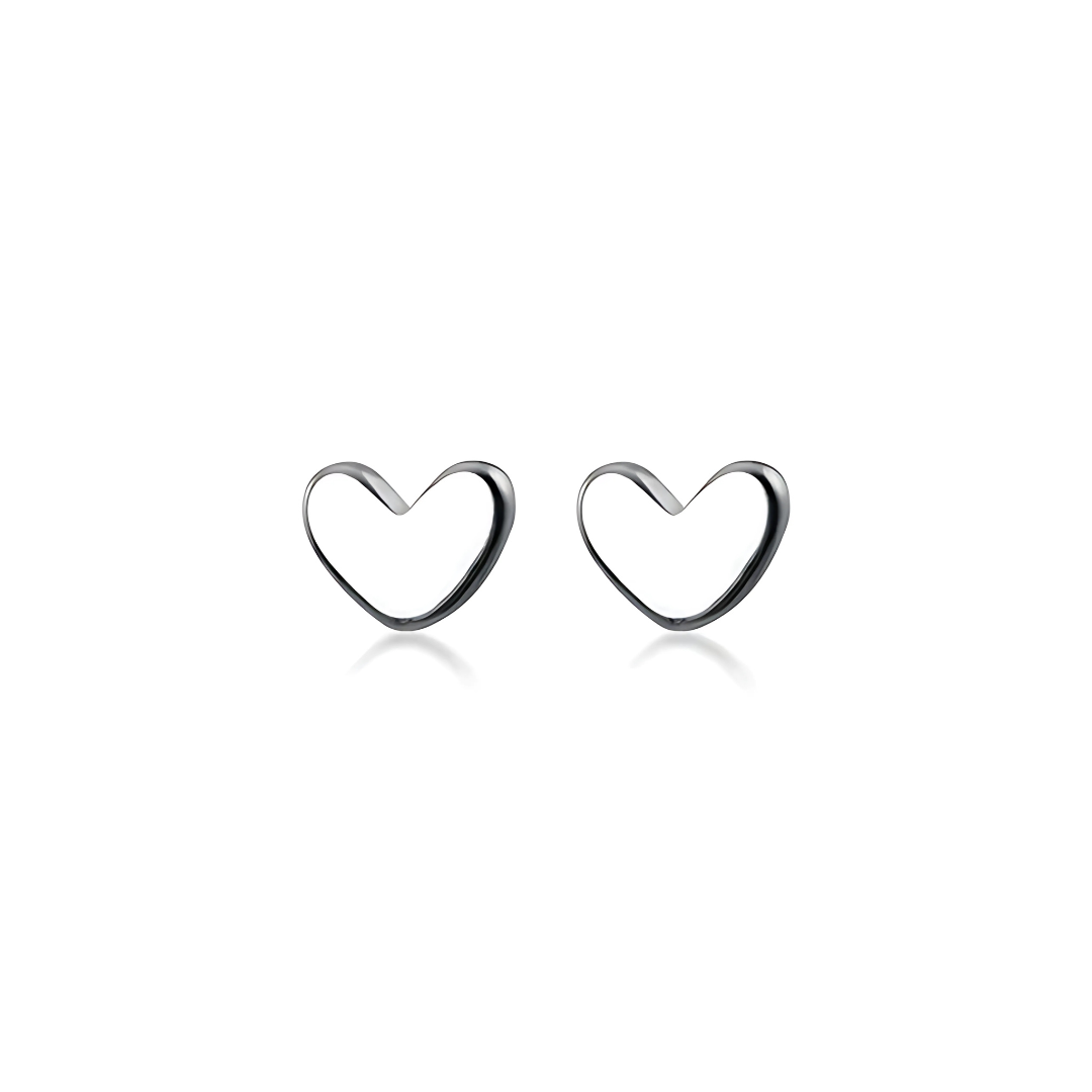 LILY™ | Boucles d’Oreilles Clous Cœurs