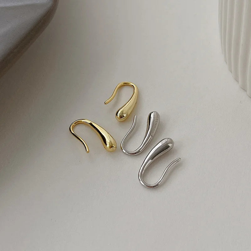 Goutte d'Eau™ | Boucles d'oreilles en argent élégant