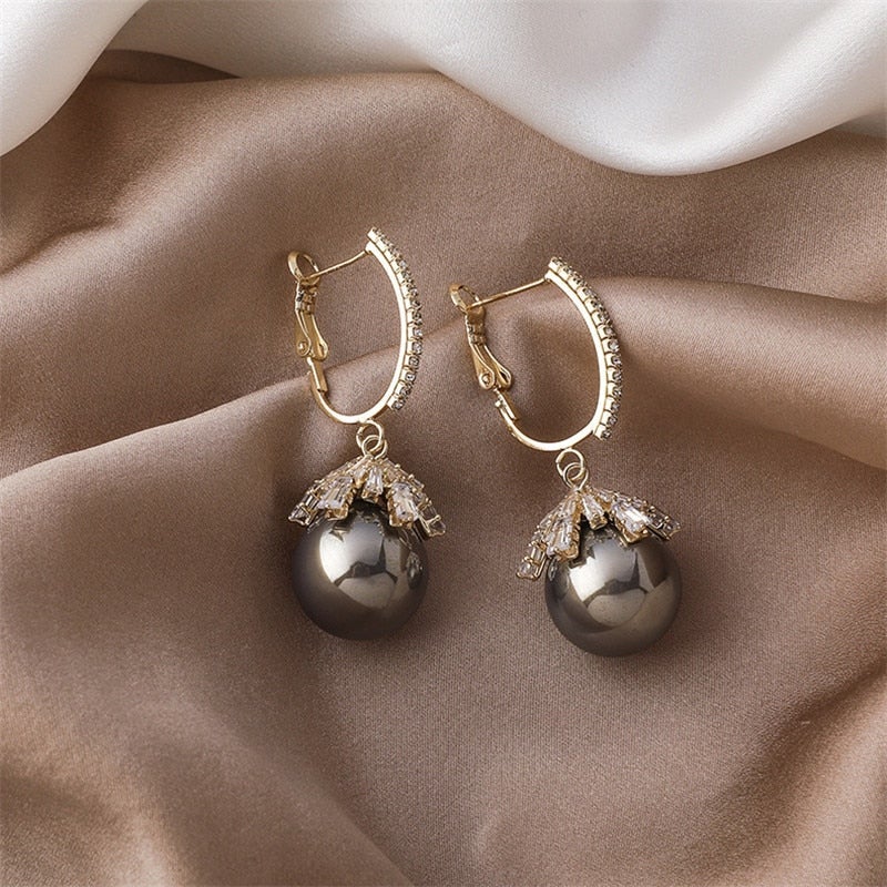 Malia™ | Boucles pendantes avec perle