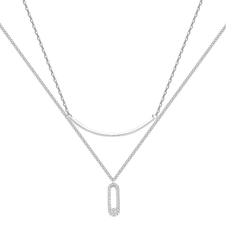 Collier cristaux superposés Gia