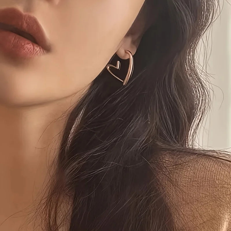 Cœur d'Or™ | Boucles d'oreilles en or rose