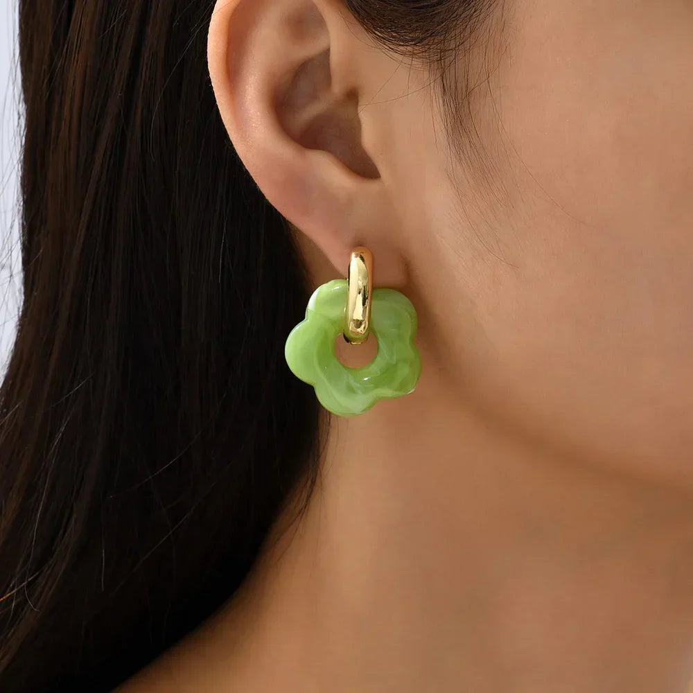 ZARA™ | Boucles d’Oreilles Fleur Tendance
