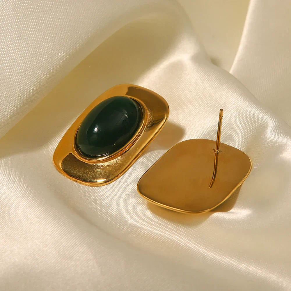 Opales Vertes™ | Boucles d'oreilles vintage en or 18K