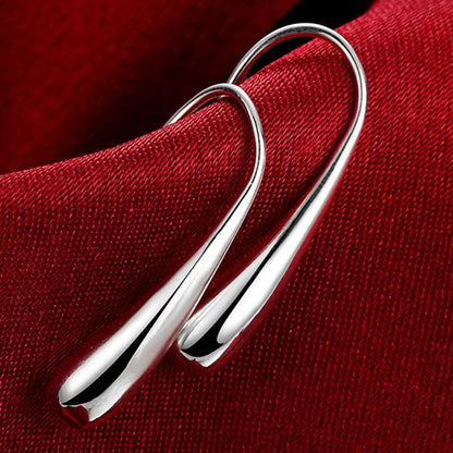 Goutte d'Eau™ | Boucles créoles en argent sterling