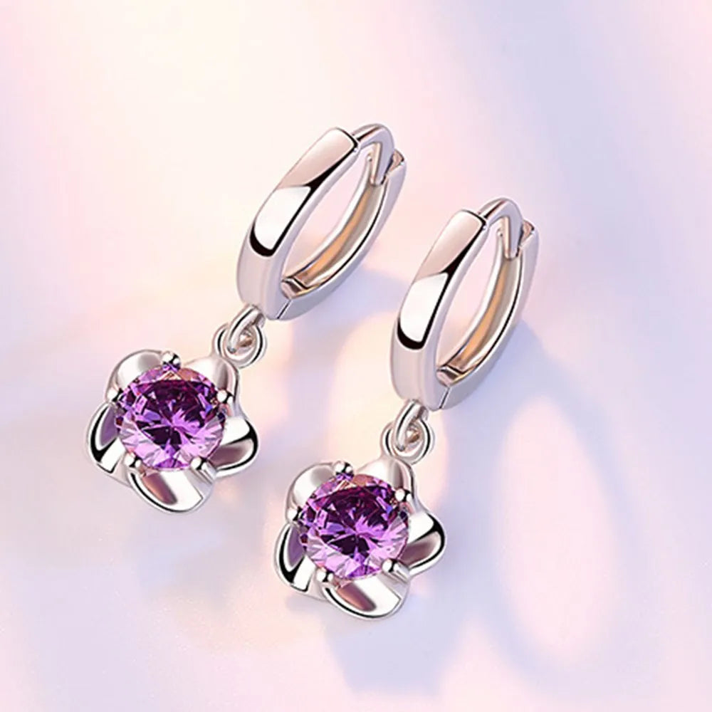 Boucles d'oreilles™ | Argent sterling, zircons raffinés