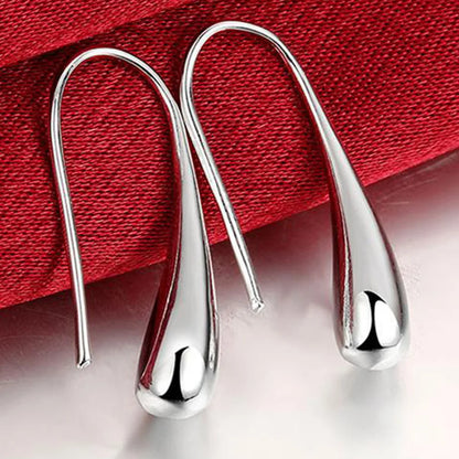 Goutte d'Eau™ | Boucles créoles en argent sterling