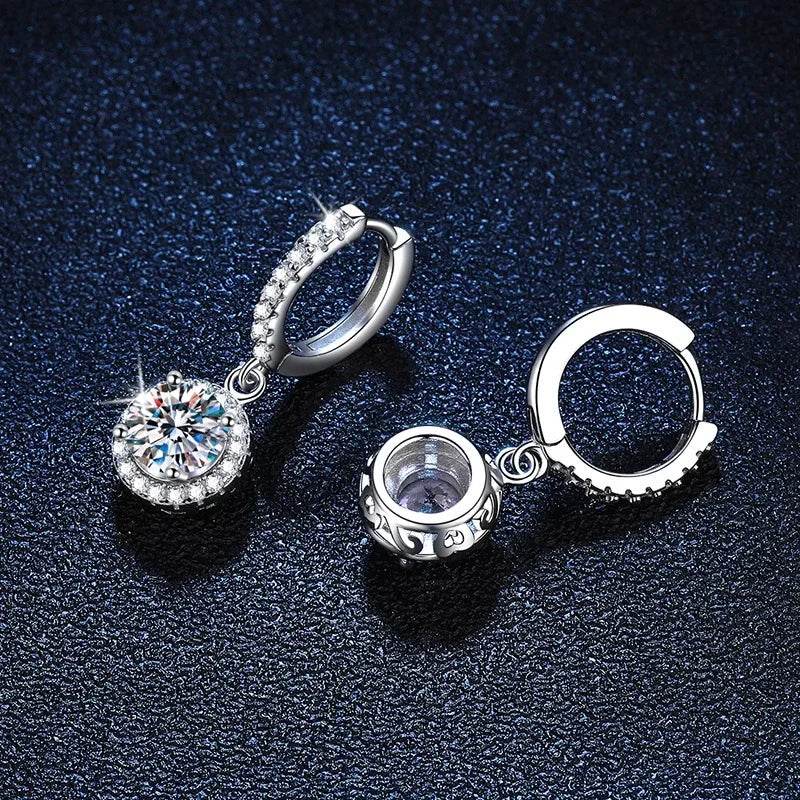 Boucles d'oreilles™ | Moissanite en argent sterling