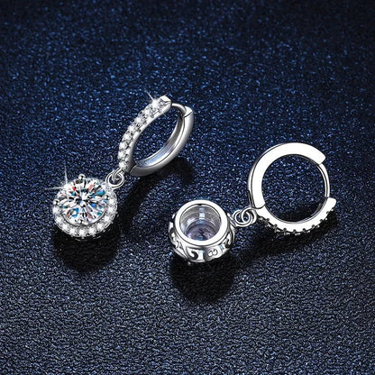 Boucles d'oreilles™ | Moissanite en argent sterling