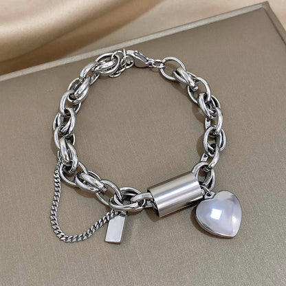 Bracelet Épais Heartened | Or
