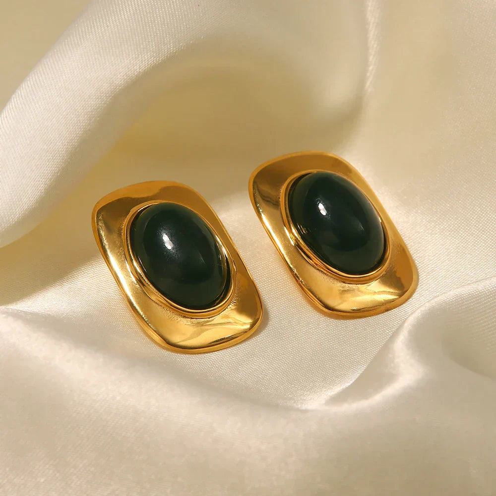 Opales Vertes™ | Boucles d'oreilles vintage en or 18K