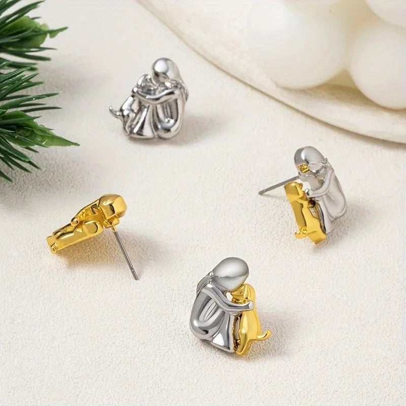 NOA | BOUCLES D'OREILLES EN ÉTREINTE DE CHIEN