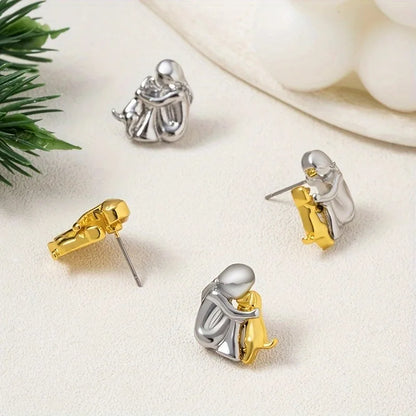 NOA | BOUCLES D'OREILLES EN ÉTREINTE DE CHIEN