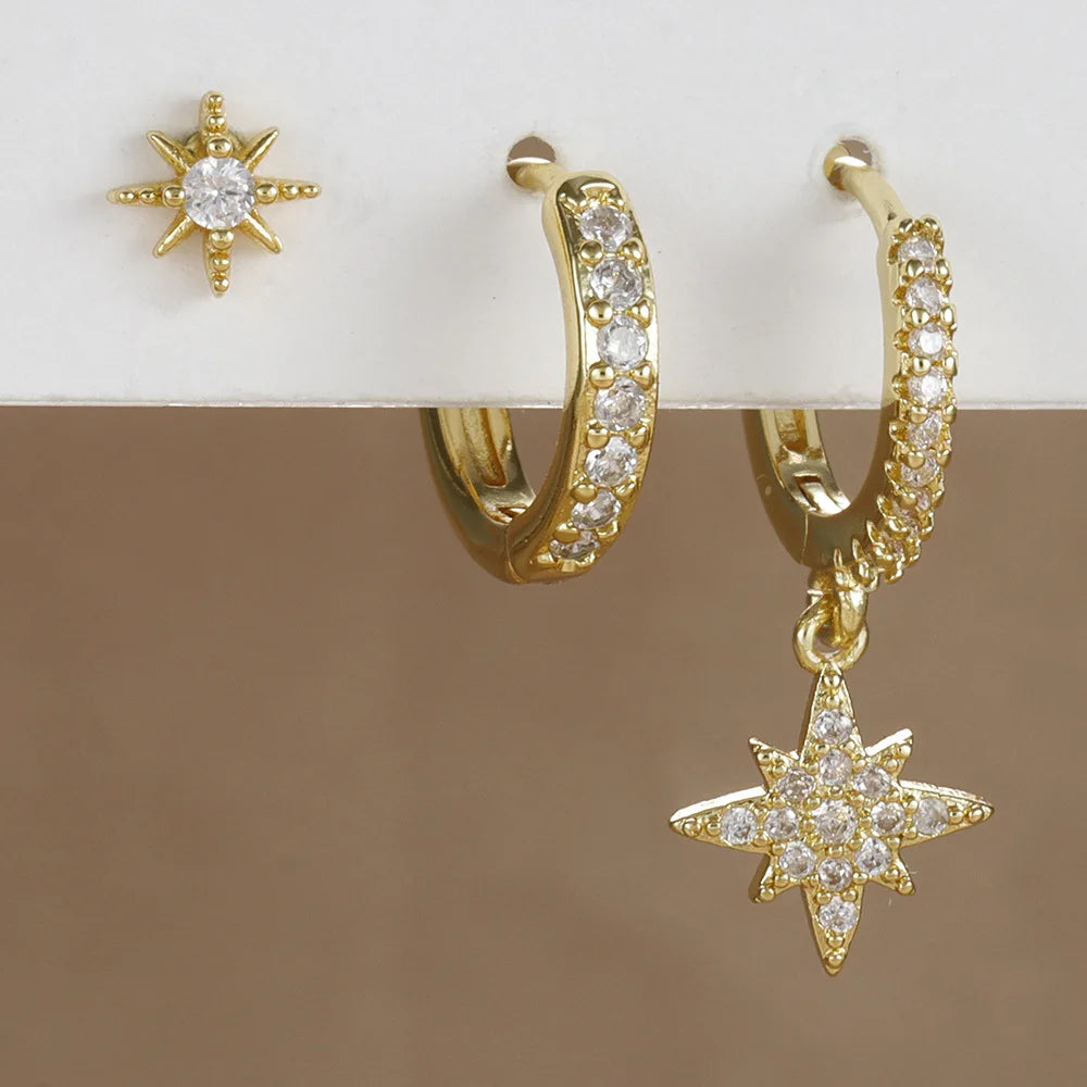 STELLA™ | Set de Boucles d’Oreilles Étoile