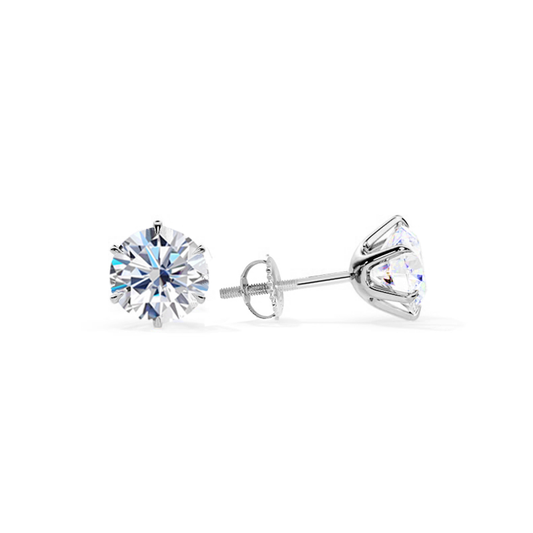 Tera™ | Boucles d'oreilles en or blanc élégant