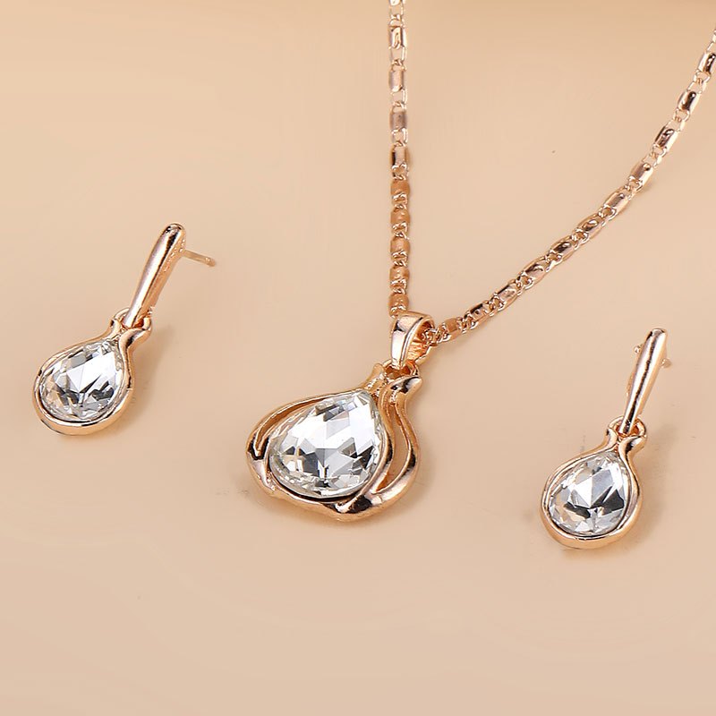 Élégance™ | Ensemble de bijoux en cuivre, style raffiné