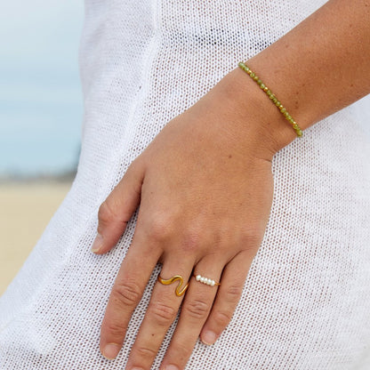 Grace - Bague en perles d’eau douce
