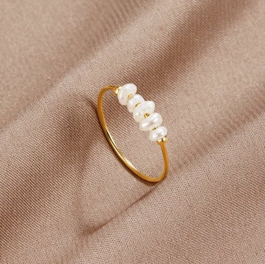 Grace - Bague en perles d’eau douce