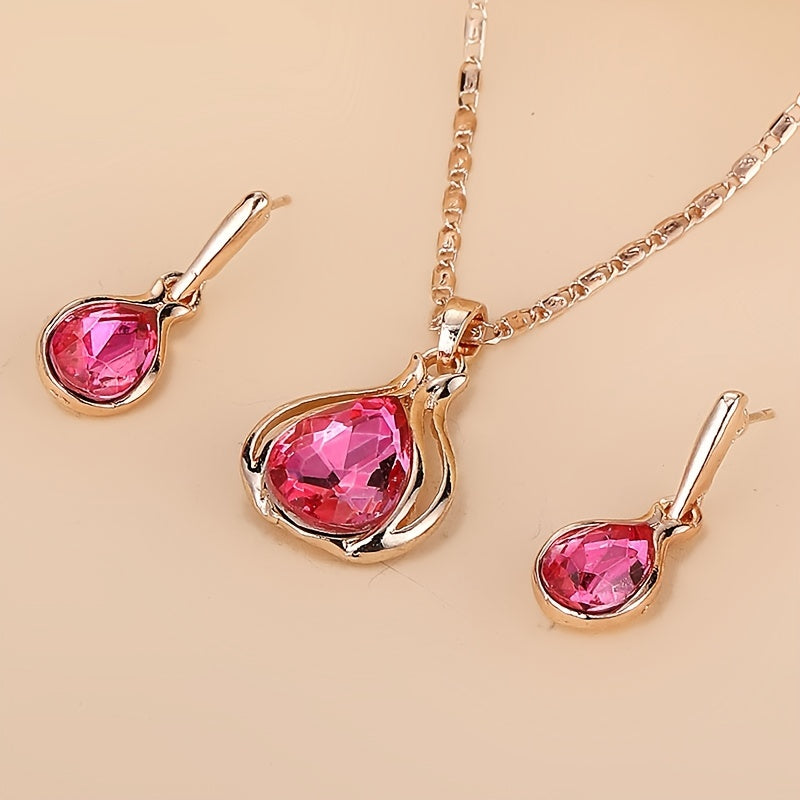 Élégance™ | Ensemble de bijoux en cuivre, style raffiné