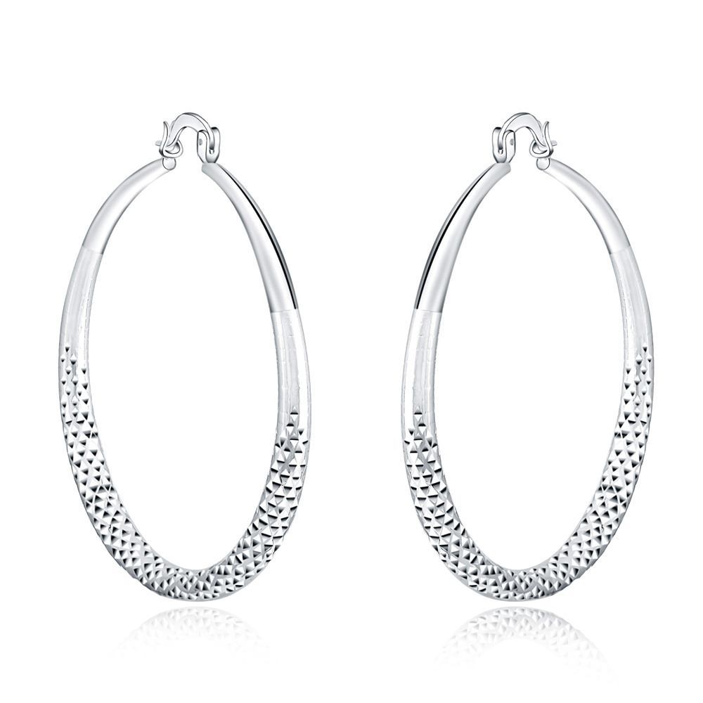 Belmont™ | Boucles d'oreilles créoles en argent