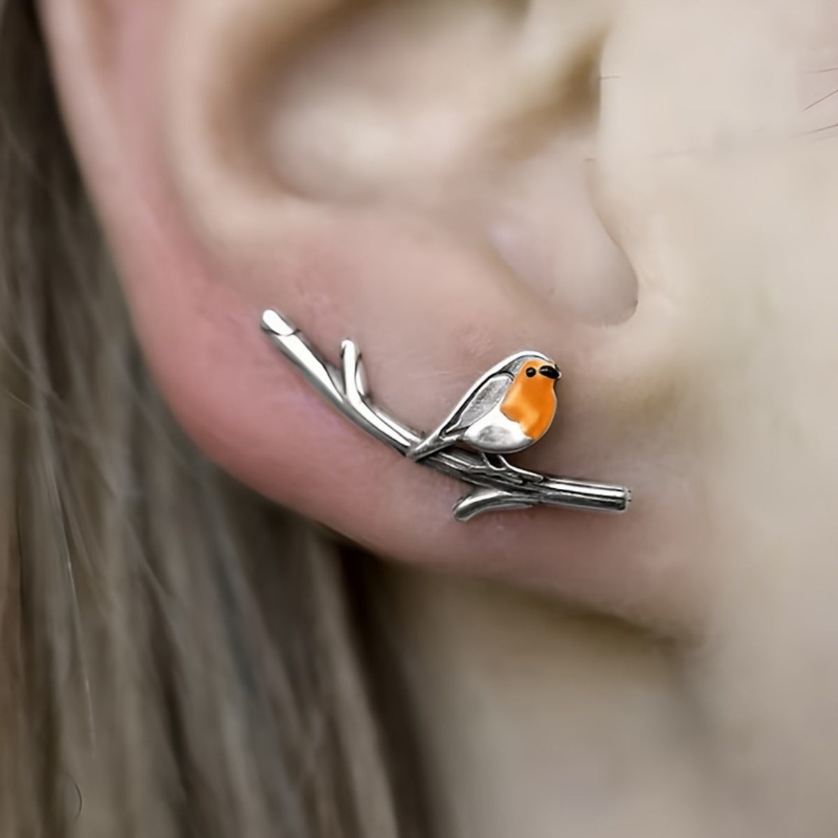 Oiseaux™ | Boucles d'oreilles en or délicat