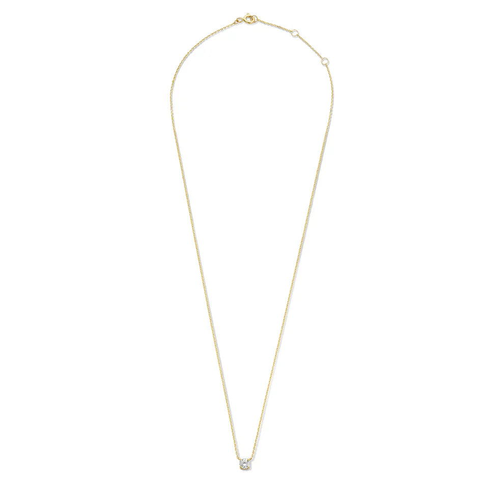 Collier avec Pierre de Moisanite Cléa | Or