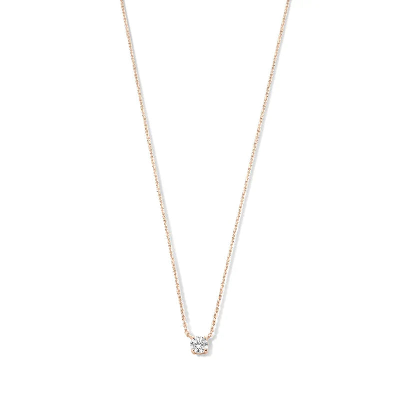 Collier avec Pierre de Moisanite Cléa | Or