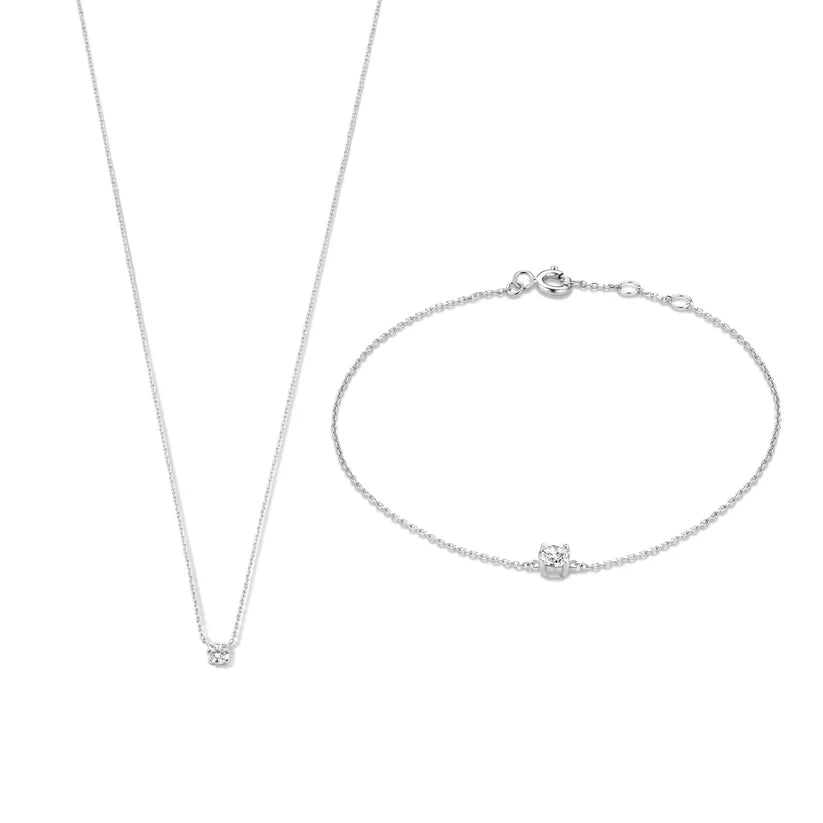 Set avec Pierre de Moisanite Cléa | Or
