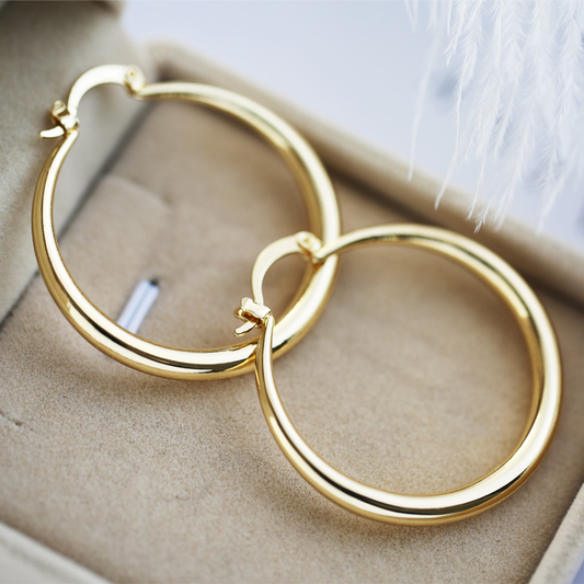 Boucles d’Oreilles Raffinées Style Vintage en Or
