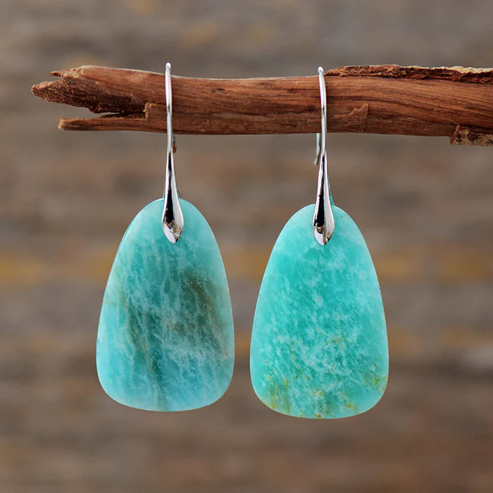 Turquoise Antique™ | Boucles d'oreilles en pierre précieuse