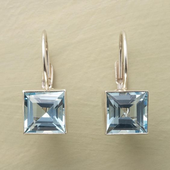 Boucles d'oreilles Bleu™ | Élégance en verre intemporel