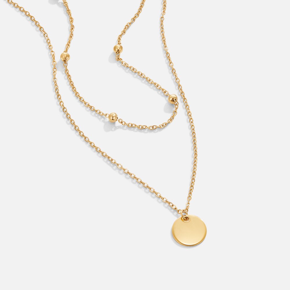 Glasspearls – Collier en platine